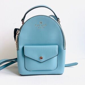 Kate Spade Mini Backpack in Smokey Blue